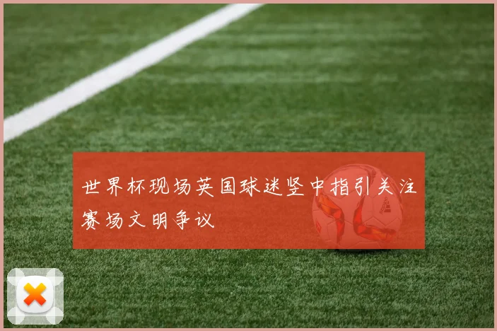 世界杯现场英国球迷竖中指引关注赛场文明争议